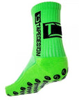 360Football Neon-Grün Tapedesign Socken