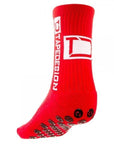 360Football Rot Tapedesign Socken