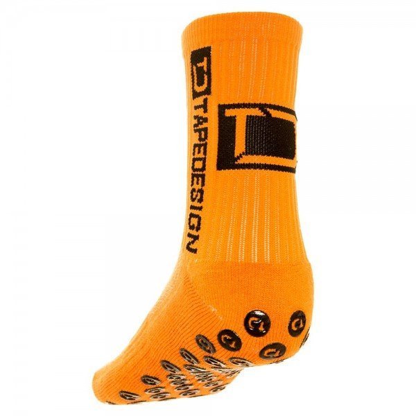 Orange Tapedesign Socken