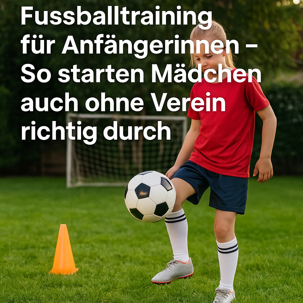 Fussballtraining für Anfängerinnen Fussball Mädchen