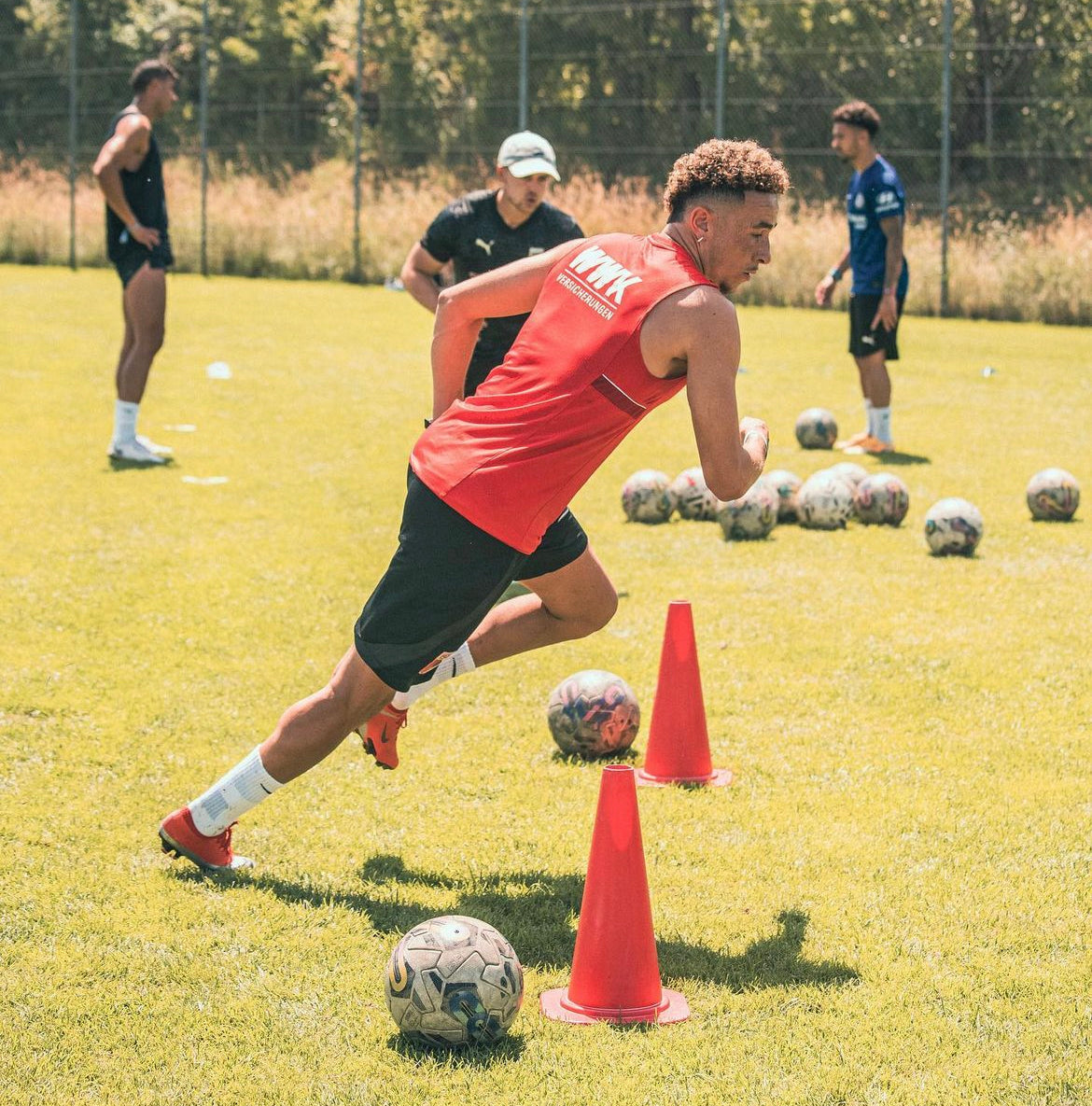 Privattraining von Ruben Vargas mit 360Football