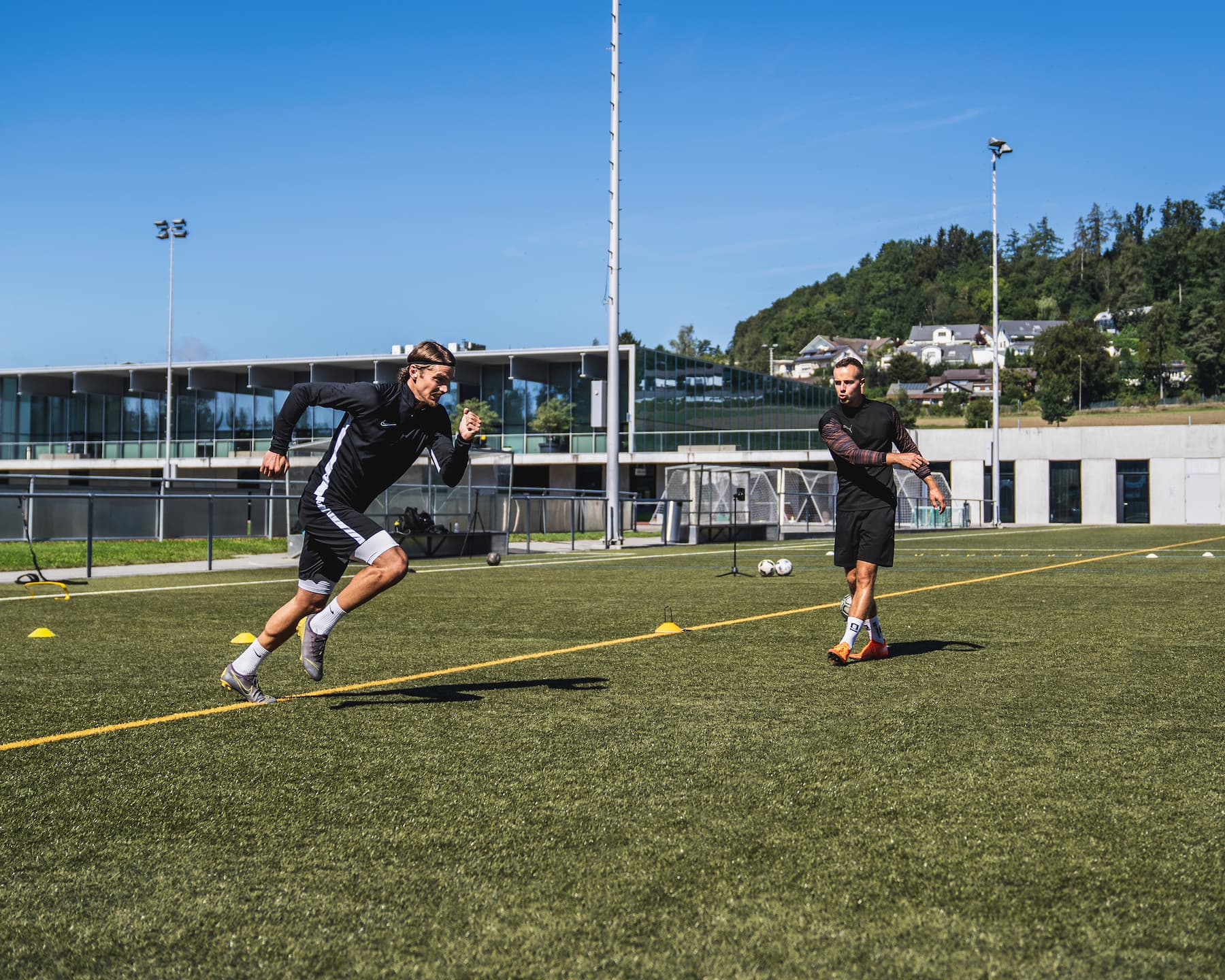 Ein Fussballer im 360Football Athletiktraining für Fussballer