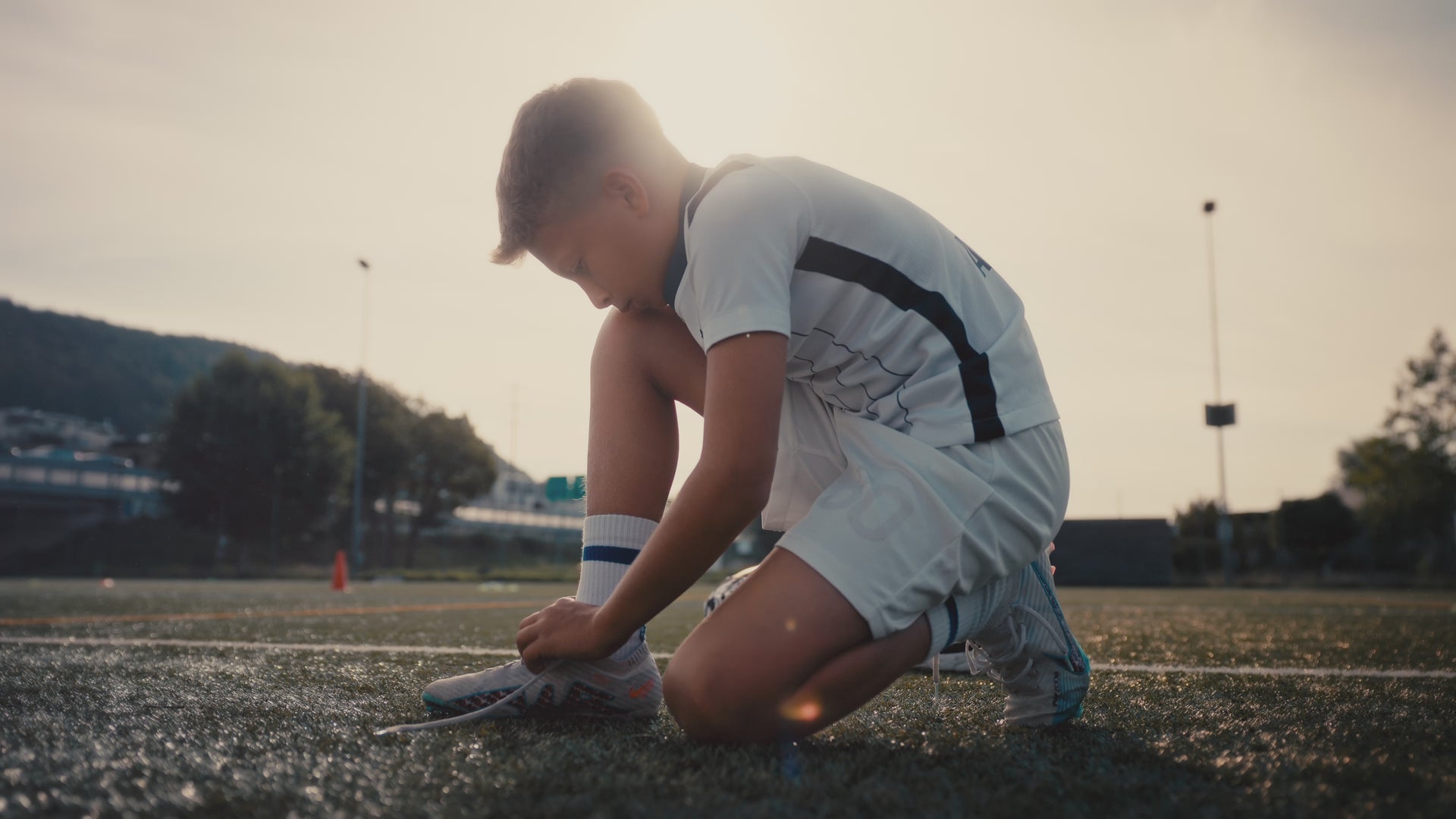 Alessio Ticli trainiert in einem 360Football Individualtraining