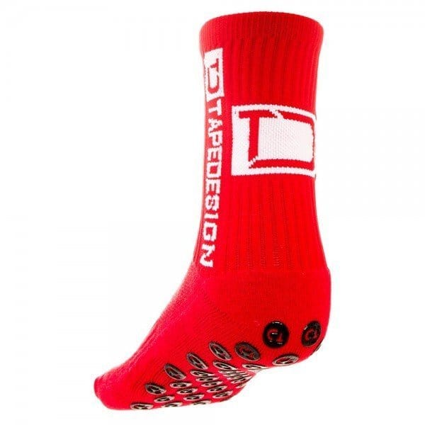 360Football Rot Tapedesign Socken