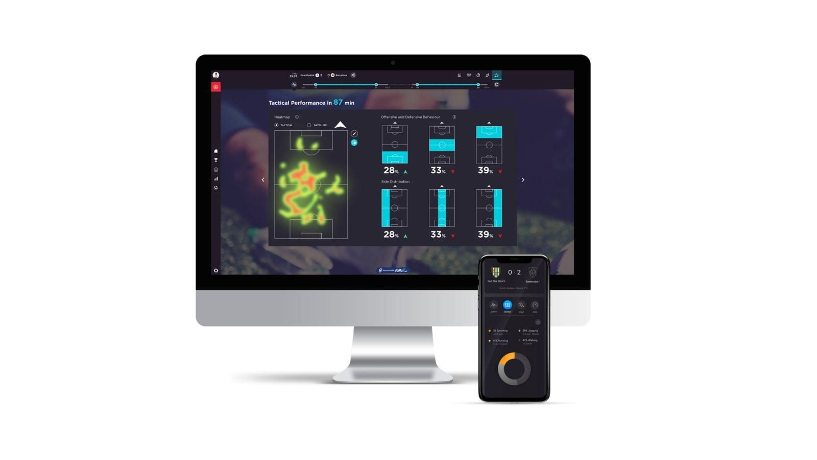 360Football Tracktics Fussball-Tracker