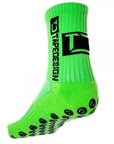 Neongrüne Tapedesign Socken