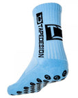Hellblaue Tapedesign Socken